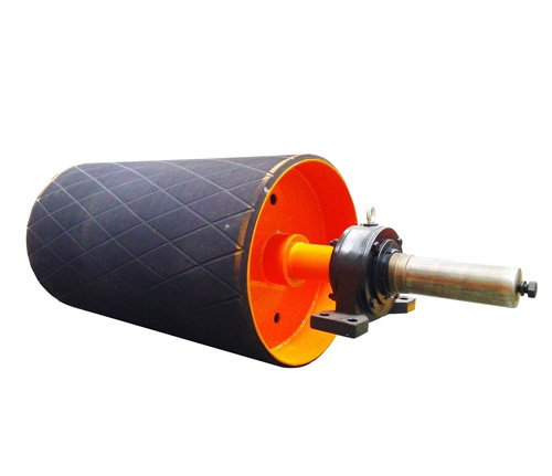 Diamond drive conveyor roller