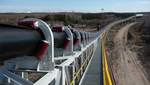 Tubular conveyor belt