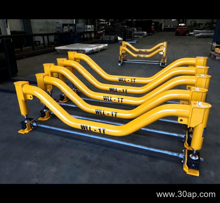 Four-Roll Idler Bracket for Heavy-Duty Conveyor Support