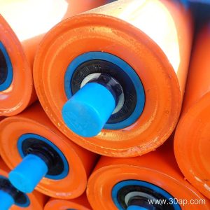 Tapered Idler Rollers for Conveyor Belt Training and Load Support