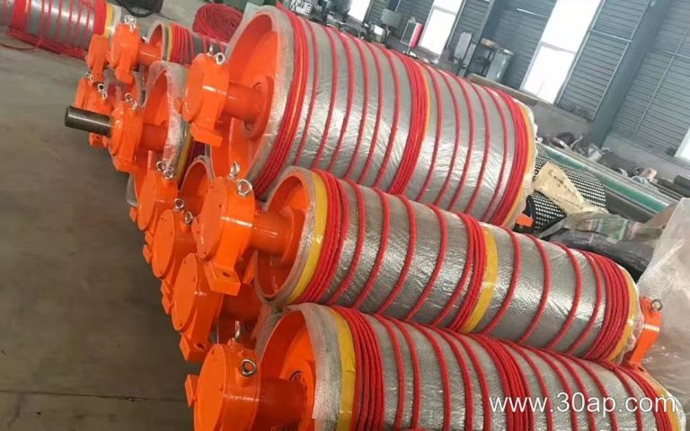 Large Drive Pulley in Heavy-Duty Conveying Systems