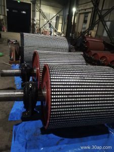 Ceramic-Lined Pulley for High-Wear Conveyor Systems