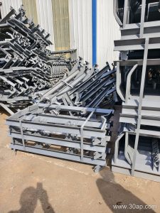 Conveyor Bracket Fabrication for Trough and Return Support