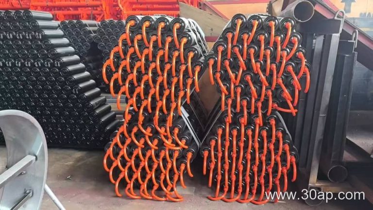 Aggregate Production Line Idler The Workhorse Roller for Belt Conveyors