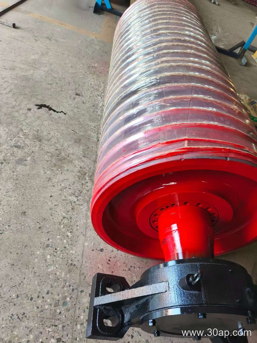 Heavy-Duty Ceramic Lagged Pulley