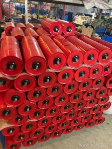 Impact Resistant Idler Rolls for Conveyor Loading Zones