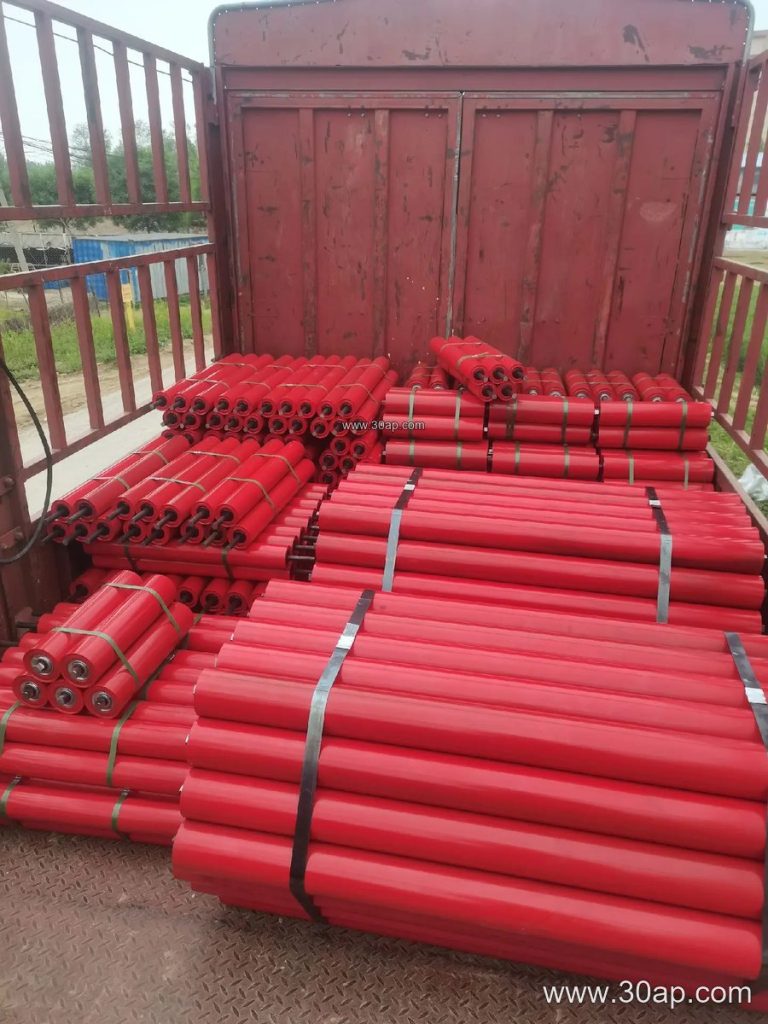 Parallel Return Idler for Conveyor Belt Support