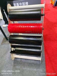 Return Self-Aligning Idler for Conveyor Belt Tracking