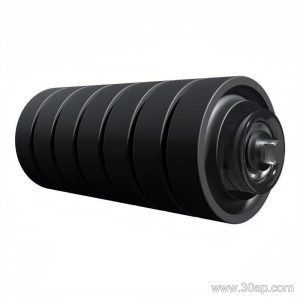 Tapered Self-Aligning Idler for Conveyor Belt Tracking